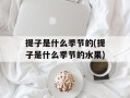 提子是什么季节的(提子是什么季节的水果)