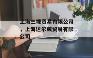 上海三禄贸易有限公司，上海达尔威贸易有限公司