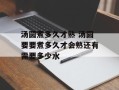 汤圆煮多久才熟 汤圆要要煮多久才会熟还有需要多少水