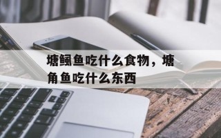 塘鲺鱼吃什么食物，塘角鱼吃什么东西