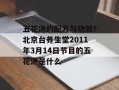 五花汤的配方与功效？北京台养生堂2011年3月14日节目的五花汤是什么