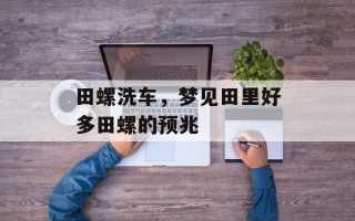 田螺洗车，梦见田里好多田螺的预兆