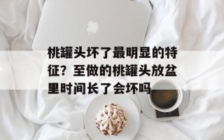 桃罐头坏了最明显的特征？至做的桃罐头放盆里时间长了会坏吗