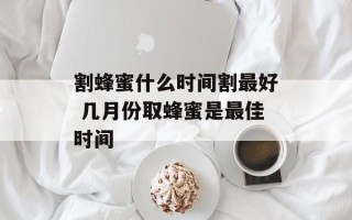 割蜂蜜什么时间割最好 几月份取蜂蜜是最佳时间
