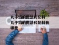 丸子馅的做法和配料 丸子馅的做法和配料有哪些