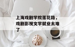 上海戏剧学院莲花路，戏剧影视文学就业太难了