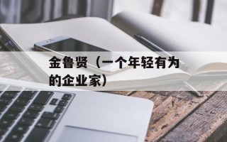 金鲁贤（一个年轻有为的企业家）
