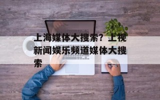 上海媒体大搜索？上视新闻娱乐频道媒体大搜索