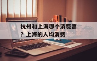 杭州和上海哪个消费高？上海的人均消费