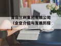 青岛三利集团有限公司（企业介绍与发展历程）