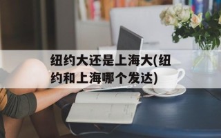 纽约大还是上海大(纽约和上海哪个发达)