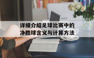 详细介绍足球比赛中的净胜球含义与计算方法