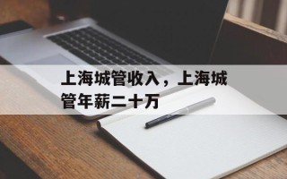 上海城管收入，上海城管年薪二十万