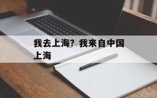 我去上海？我来自中国上海