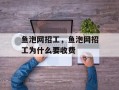 鱼泡网招工，鱼泡网招工为什么要收费