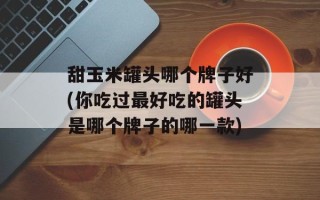 甜玉米罐头哪个牌子好(你吃过最好吃的罐头是哪个牌子的哪一款)
