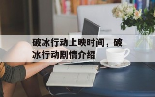 破冰行动上映时间，破冰行动剧情介绍
