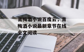 青梅酒小说百度云，青梅酒小说最新章节在线全文阅读