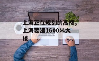 上海正在规划的高楼，上海要建1600米大楼