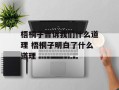 梧桐子告诉我们什么道理 梧桐子明白了什么道理