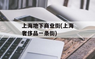 上海地下商业街(上海奢侈品一条街)