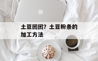 土豆团团？土豆粉条的加工方法