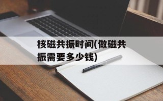 核磁共振时间(做磁共振需要多少钱)