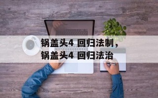 锅盖头4 回归法制，锅盖头4 回归法治