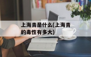上海青是什么(上海青的毒性有多大)