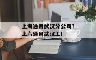 上海通用武汉分公司？上汽通用武汉工厂