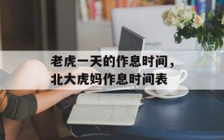 老虎一天的作息时间，北大虎妈作息时间表