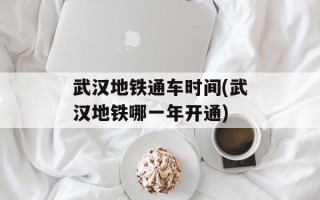 武汉地铁通车时间(武汉地铁哪一年开通)