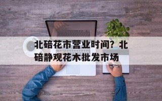 北碚花市营业时间？北碚静观花木批发市场
