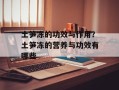 土笋冻的功效与作用？土笋冻的营养与功效有哪些