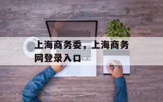上海商务委，上海商务网登录入口