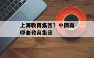 上海教育集团？中国有哪些教育集团
