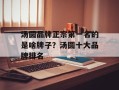 汤圆品牌正宗第一名的是啥牌子？汤圆十大品牌排名