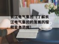 长江电气集团（了解长江电气集团的发展历程和业务范围）