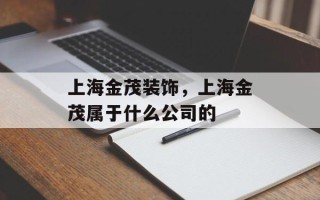上海金茂装饰，上海金茂属于什么公司的