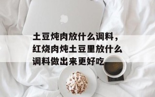 土豆炖肉放什么调料，红烧肉炖土豆里放什么调料做出来更好吃
