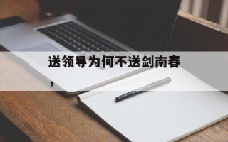 送领导为何不送剑南春，