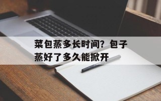 菜包蒸多长时间？包子蒸好了多久能掀开