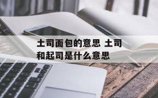 土司面包的意思 土司和起司是什么意思