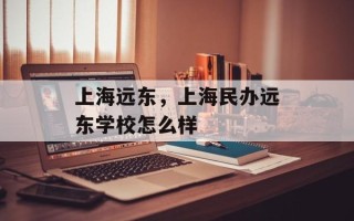 上海远东，上海民办远东学校怎么样