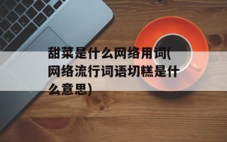 甜菜是什么网络用词(网络流行词语切糕是什么意思)