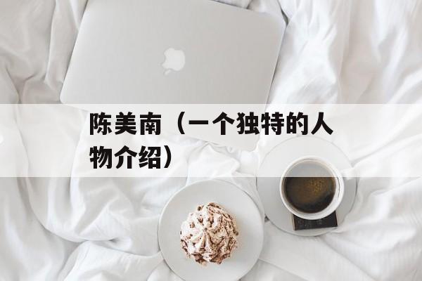 陈美南（一个独特的人物介绍）-第1张图片-