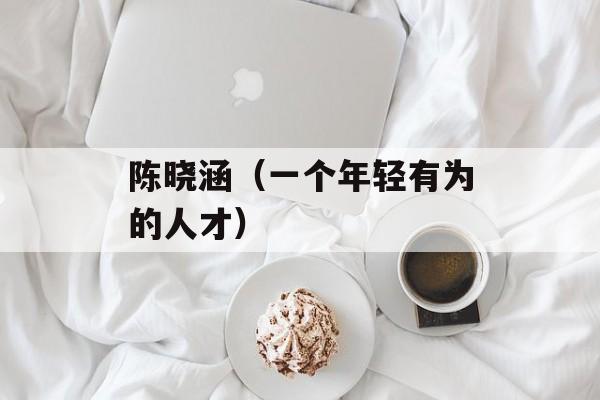 陈晓涵（一个年轻有为的人才）-第1张图片-