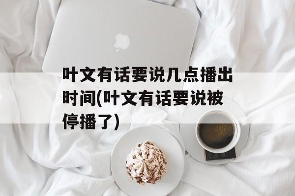 叶文有话要说几点播出时间(叶文有话要说被停播了)-第1张图片-